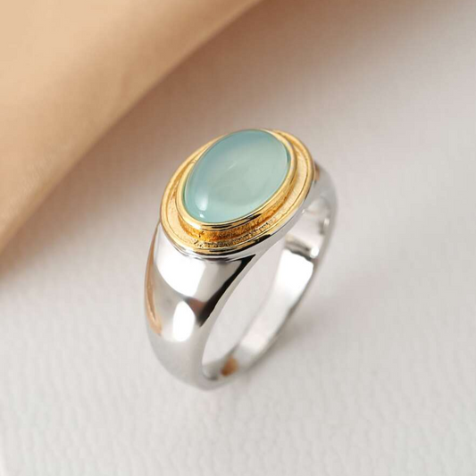 Gabi™ | Green Stone Ring 0