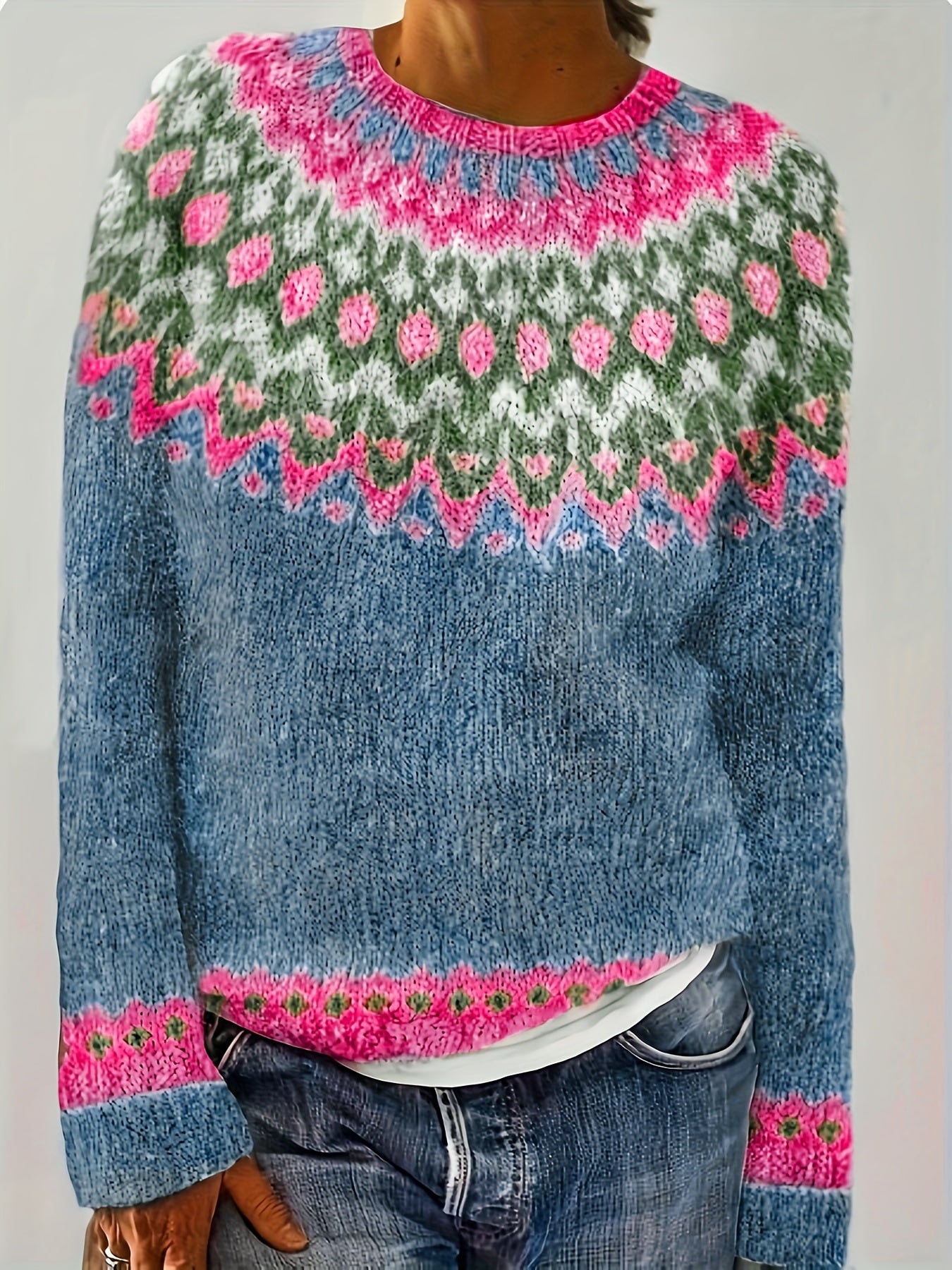 Isabelle™ | Classic Pattern Sweater 0