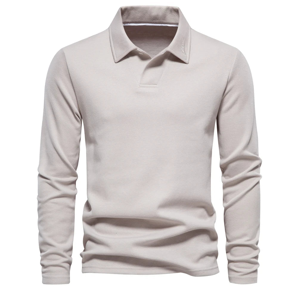 Jonathan™ | Chic Stand Collar Polo Shirt 0