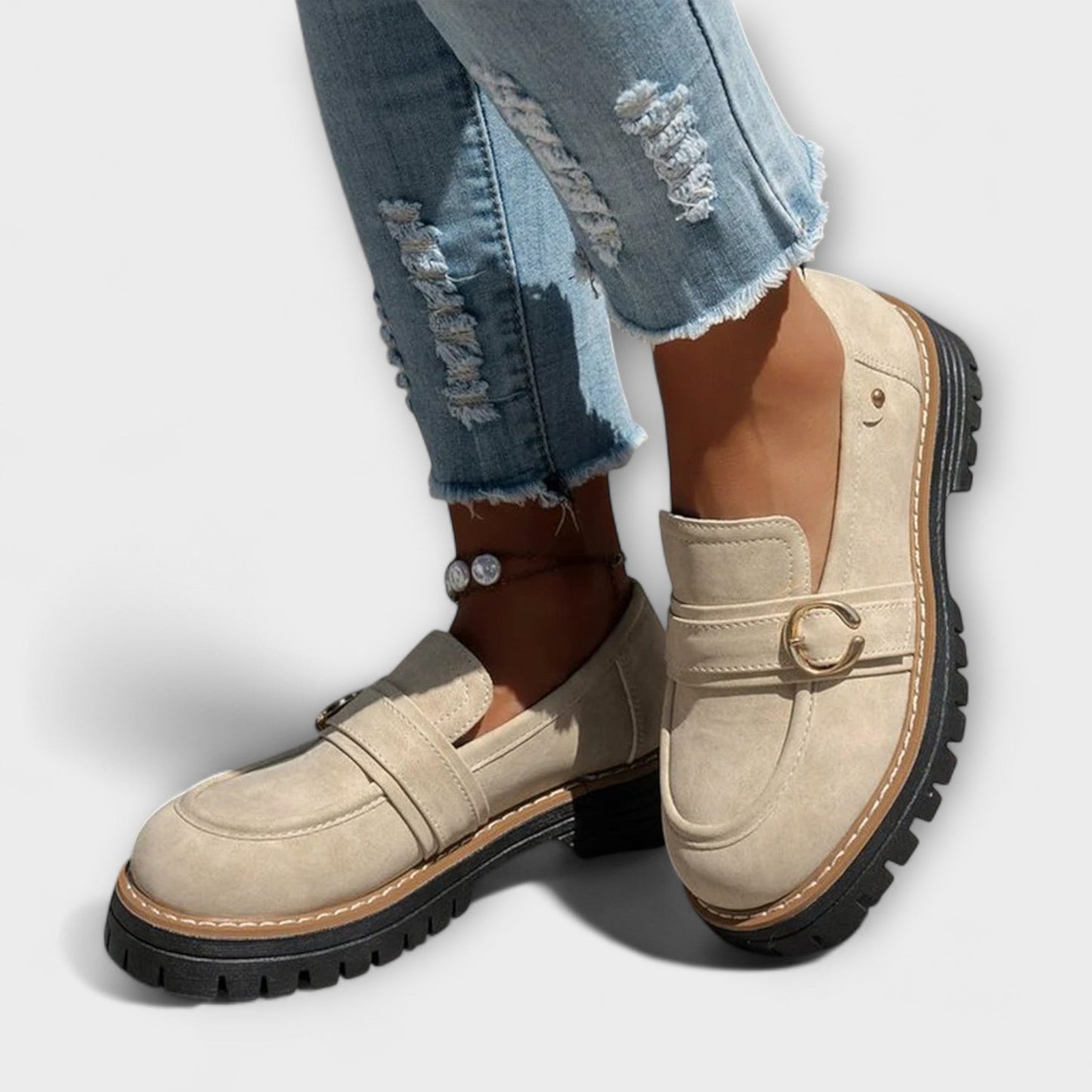 Lora™ | Casual Round Toe Loafers 1