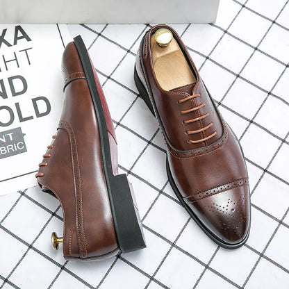 Lucas™ | Leather Oxford Ankle Boots 2