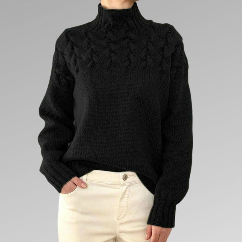 Madeleine™ | Fitted Neck Sweater 0