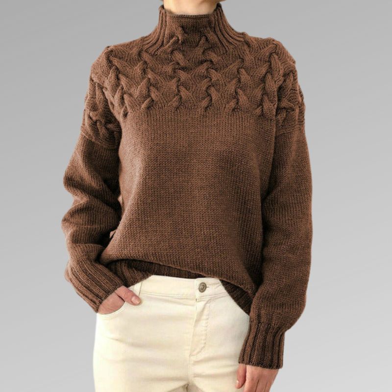 Madeleine™ | Fitted Neck Sweater 1