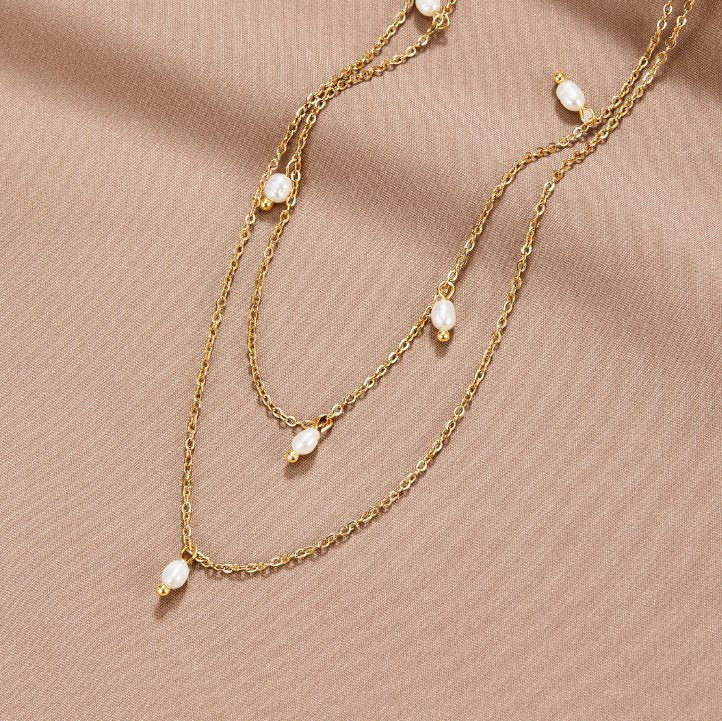 Margaux™ | Chic necklace with pearls 1