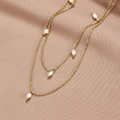 Margaux™ | Chic necklace with pearls 1
