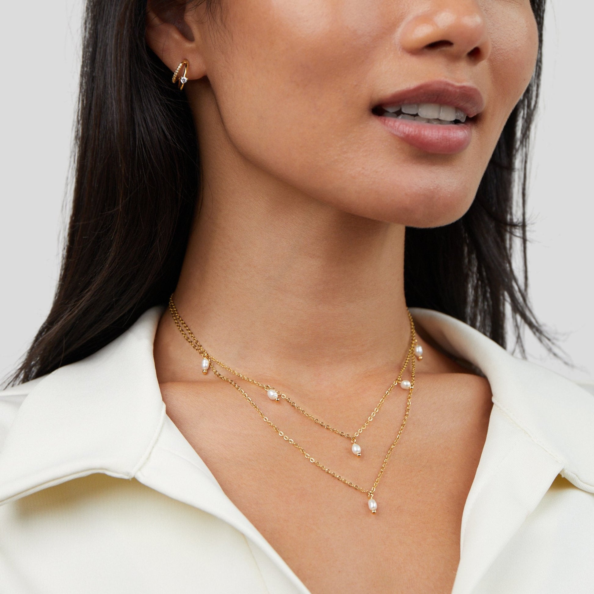 Margaux™ | Chic necklace with pearls 2