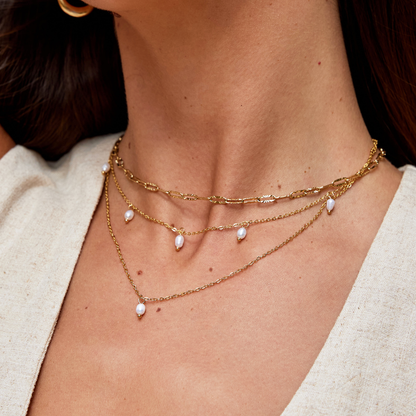 Margaux™ | Chic necklace with pearls 4