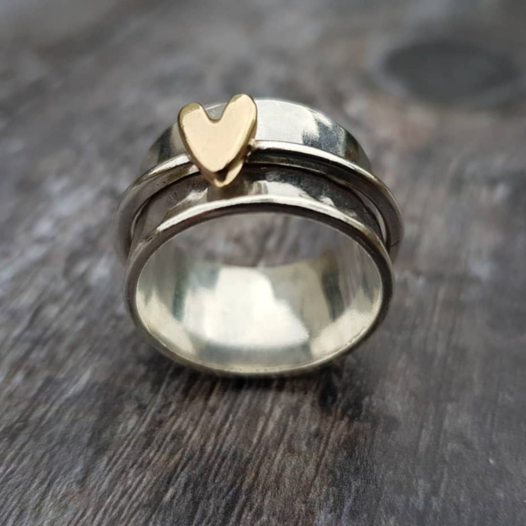 Mely™ | Silver Heart Ring 0