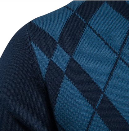 Nicolas™ | Subtle Checkered Sweater 2