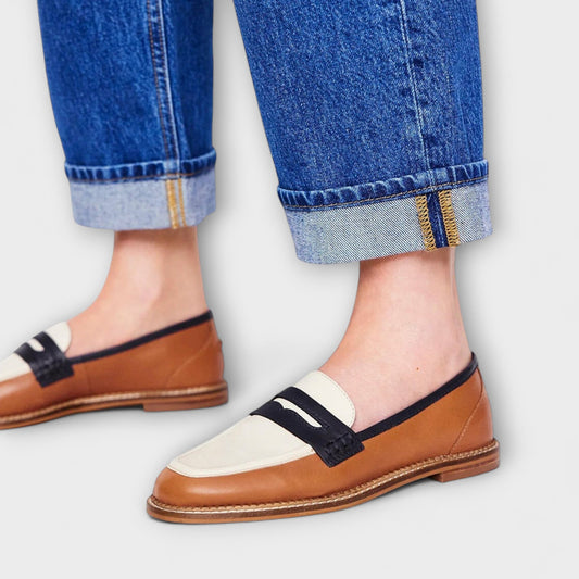 Océane™ | Brown Round Toe Moccasin 0