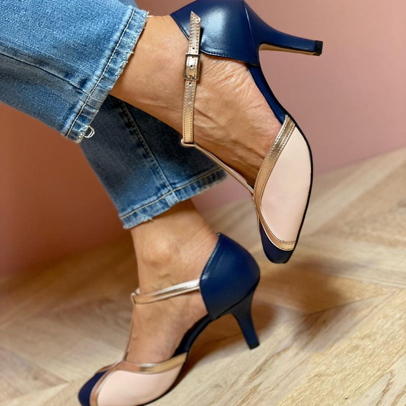 Océane™ | Elegant Midnight Blue Pumps 1