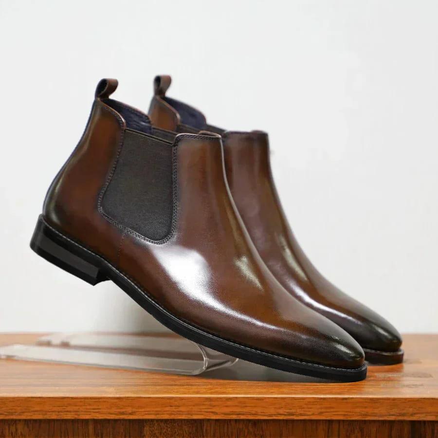 Olivier™ | Elegant Leather Derby Shoes 1