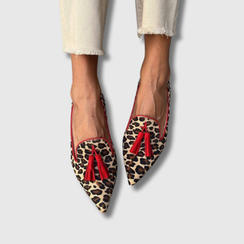 Aila™ | Leopard Print Loafers