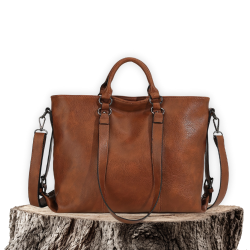 Catherine™ | Modern Leather Tote Bag