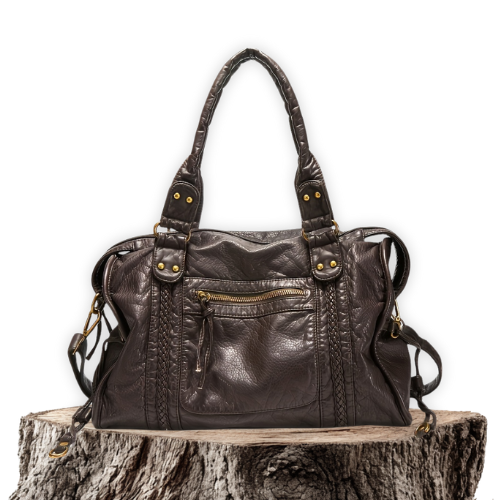 Violet™ | Vintage Leather Tote Bag