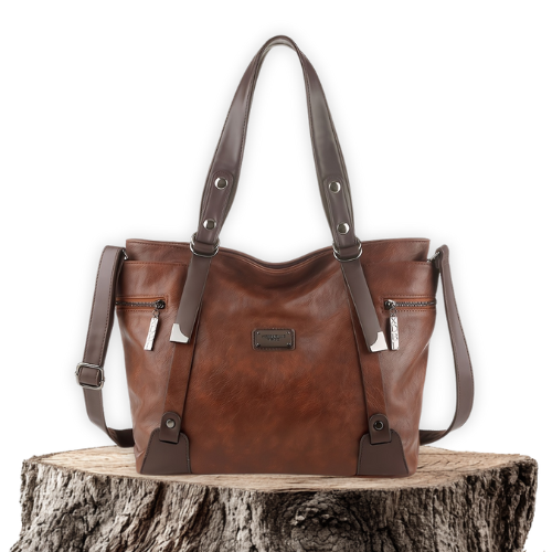 Beatrice™ | Classic Leather Shopping Bag