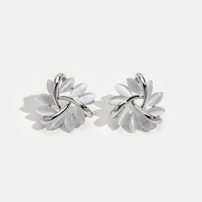 Ophélie™ | Discreet Silver Earrings 2