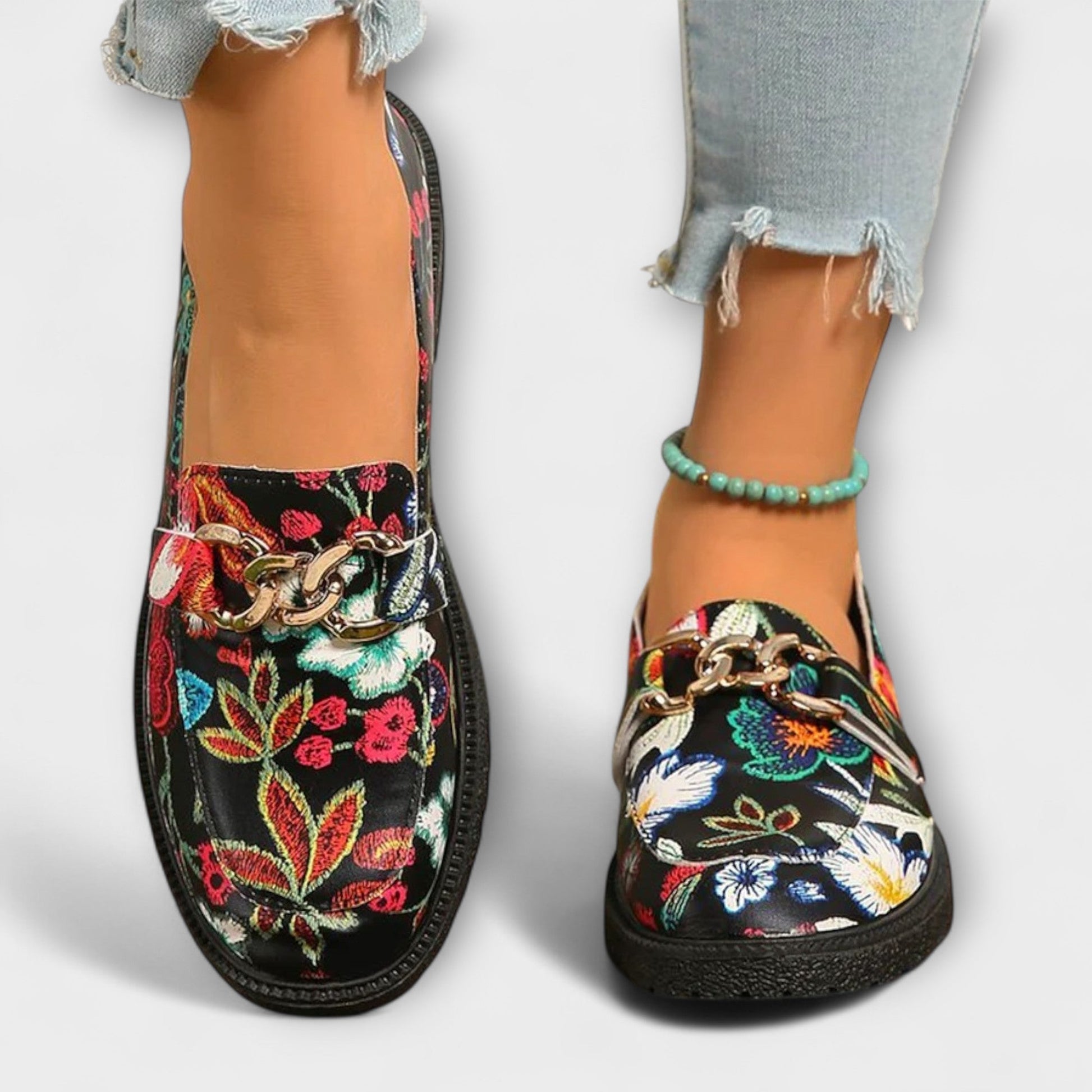 Orla™ | Floral Print Loafers 1