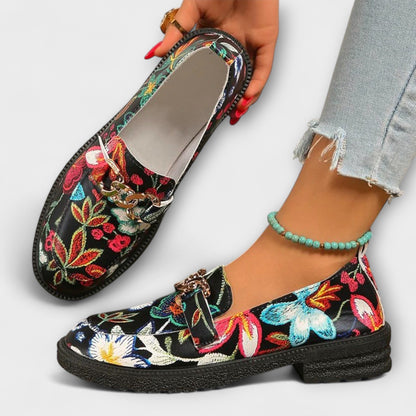 Orla™ | Floral Print Loafers 4