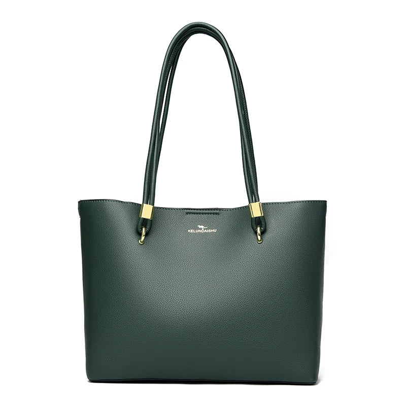 Grace™ | Classic Leather Tote Bag