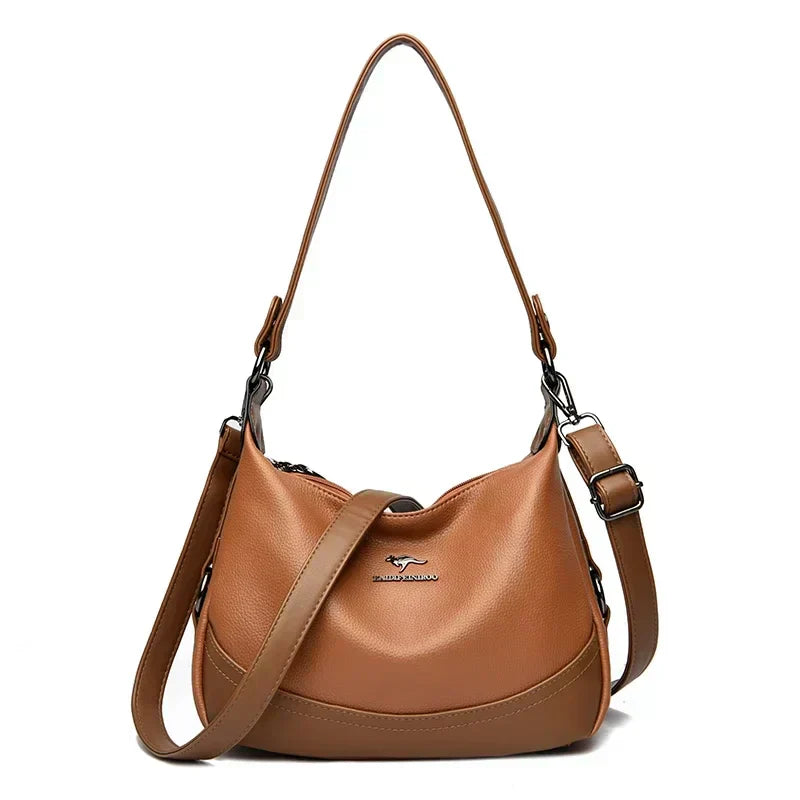 Margot™ | Contrast Leather Crossbody
