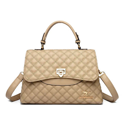 Eleanor™ | Quilted Leather Satchel
