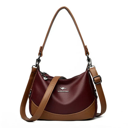 Margot™ | Contrast Leather Crossbody