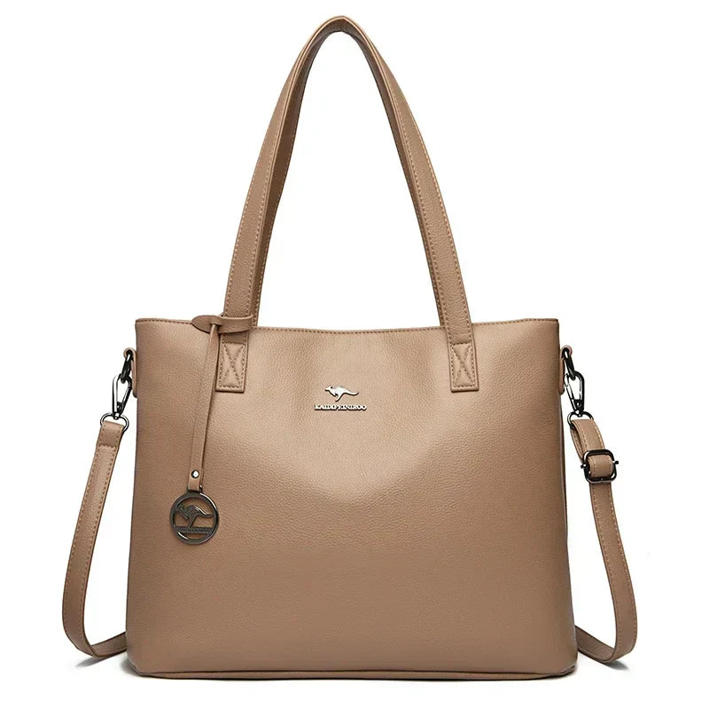 Adelaide™ | Classic Leather Tote Bag