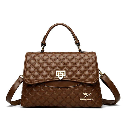 Eleanor™ | Quilted Leather Satchel