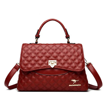 Eleanor™ | Quilted Leather Satchel