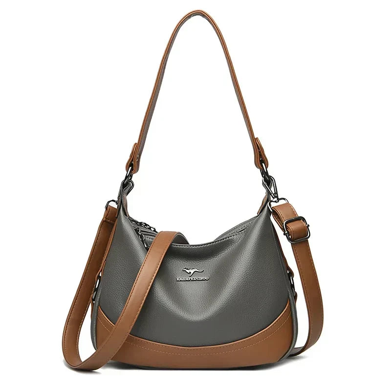 Margot™ | Contrast Leather Crossbody