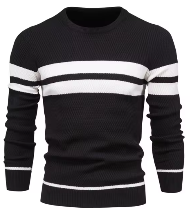 Sébastien™ | Contrasting Two-Tone Sweater 2