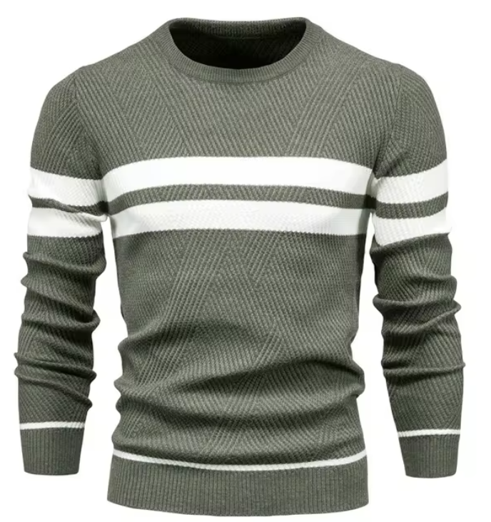 Sébastien™ | Contrasting Two-Tone Sweater 3