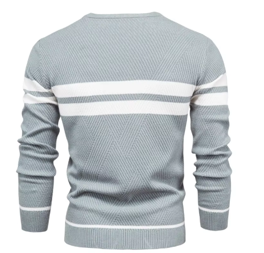 Sébastien™ | Contrasting Two-Tone Sweater 6