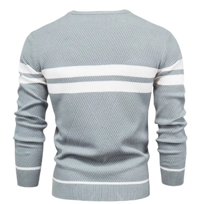 Sébastien™ | Contrasting Two-Tone Sweater 6