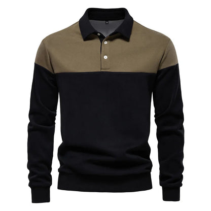 Sébastien™ | Two-Tone Contrast Polo Shirt 10