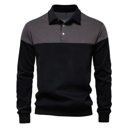 Sébastien™ | Two-Tone Contrast Polo Shirt 7
