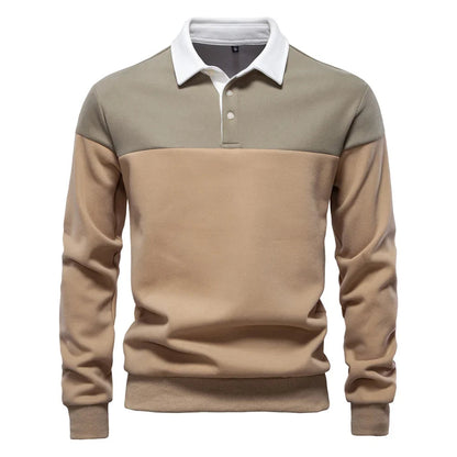 Sébastien™ | Two-Tone Contrast Polo Shirt 8