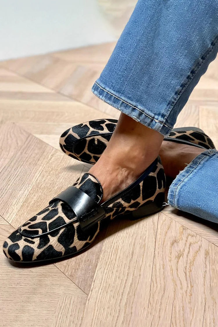 Sofia™ | Leopard Print Moccasin 0