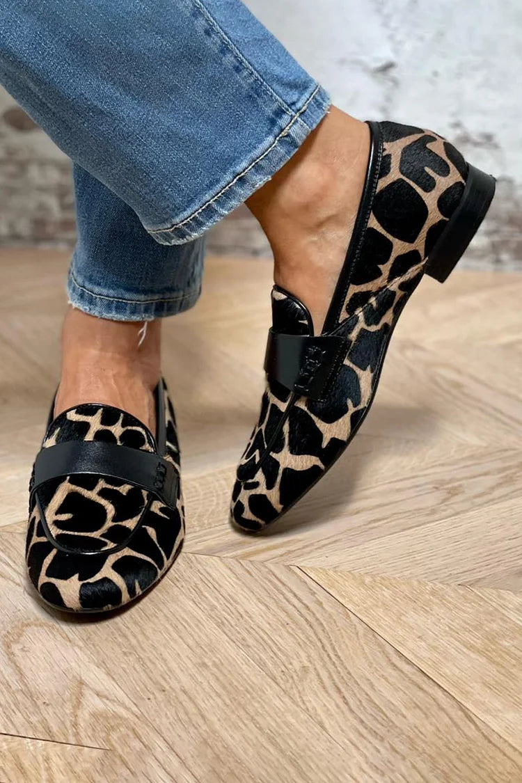 Sofia™ | Leopard Print Moccasin 1