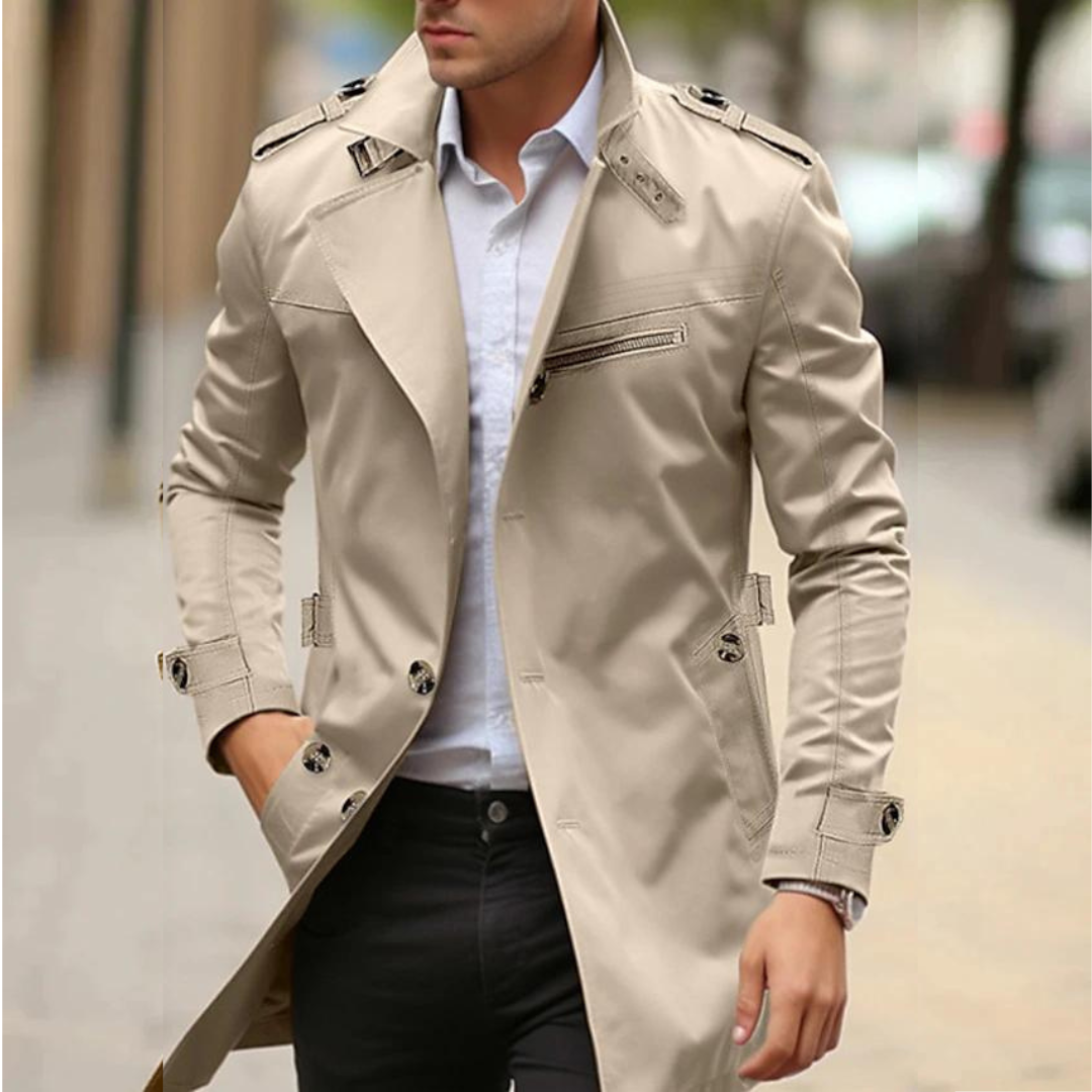Thomas™ | Elegant Trench Coat 0