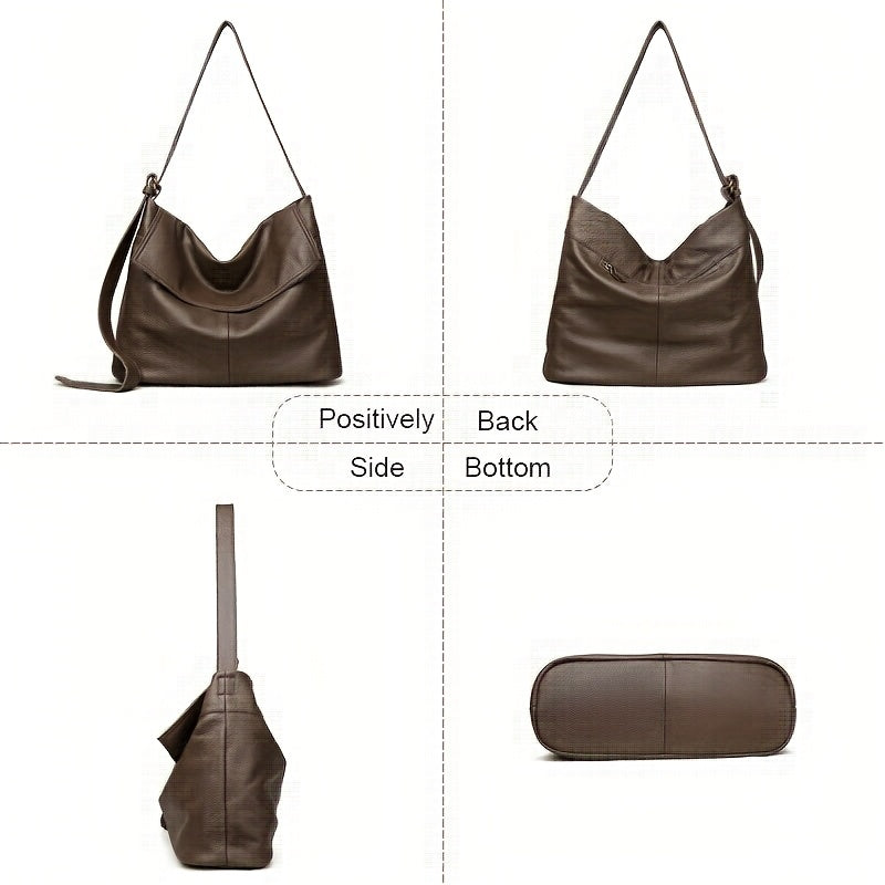 Evelyn™ | Spacious Leather Tote Bag