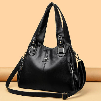 Amelia™ | Vintage Leather Shoulder Bag