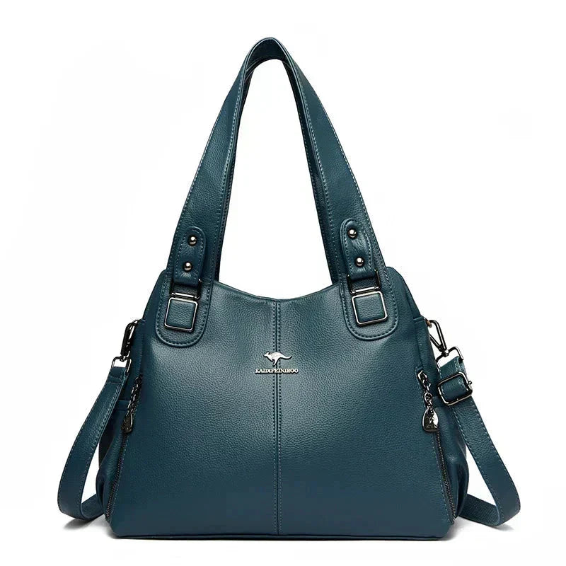 Amelia™ | Vintage Leather Shoulder Bag
