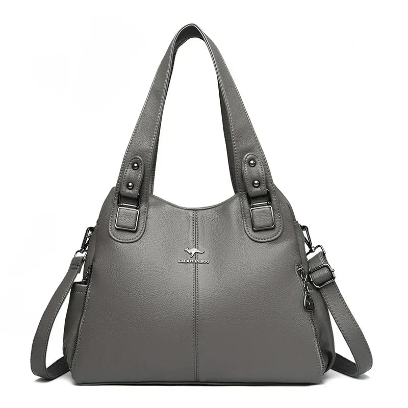 Amelia™ | Vintage Leather Shoulder Bag