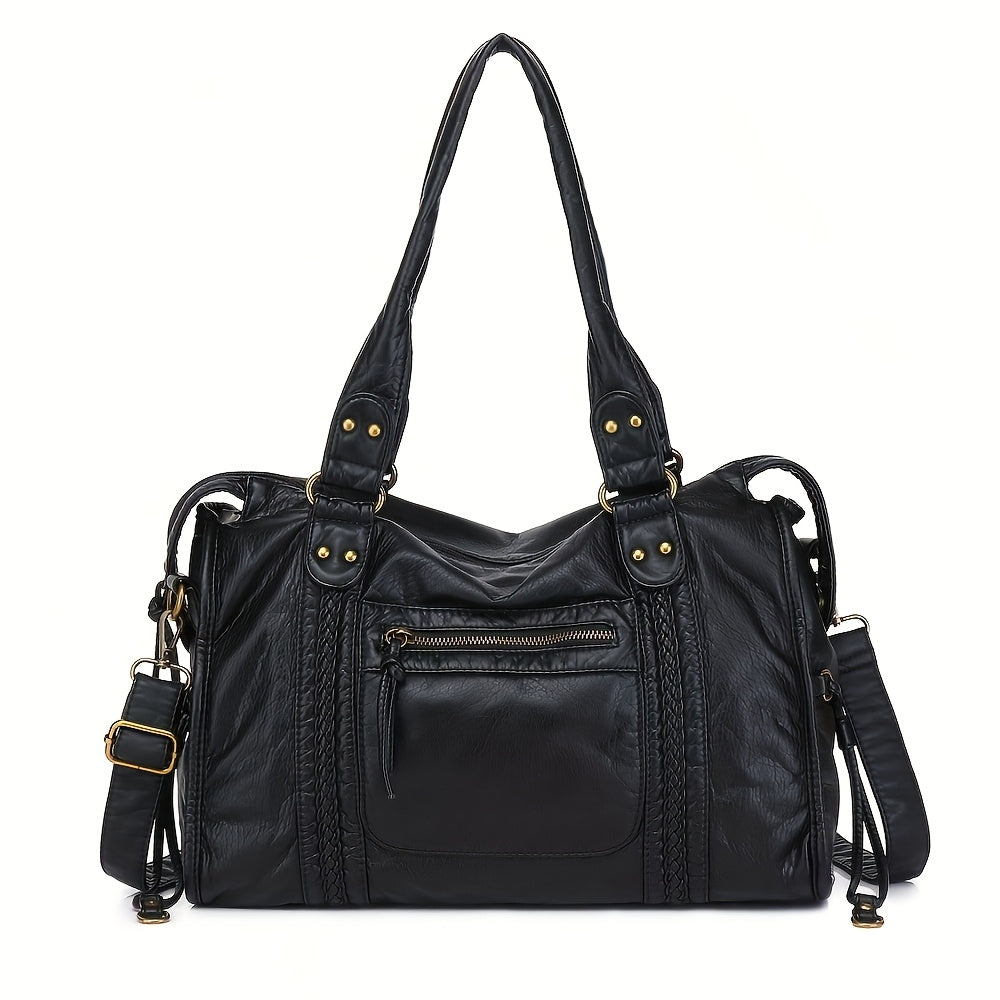 Violet™ | Vintage Leather Tote Bag