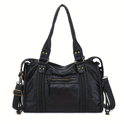 Violet™ | Vintage Leather Tote Bag