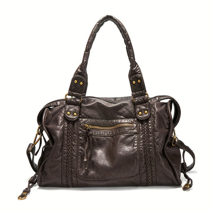 Violet™ | Vintage Leather Tote Bag