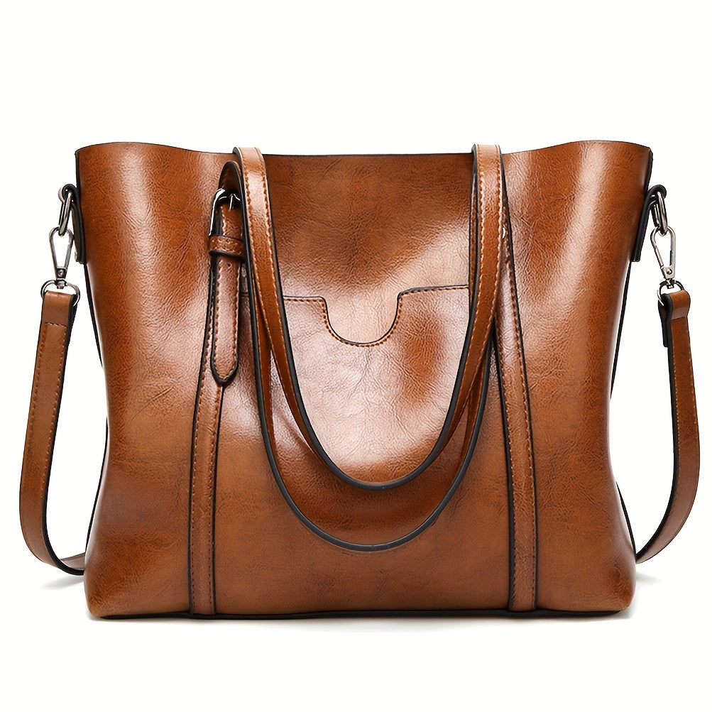 Ruby™ | Refined Leather Tote Bag