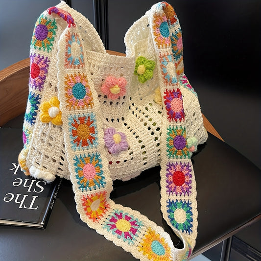 Lily™ | Soft Knitted Flower Bag